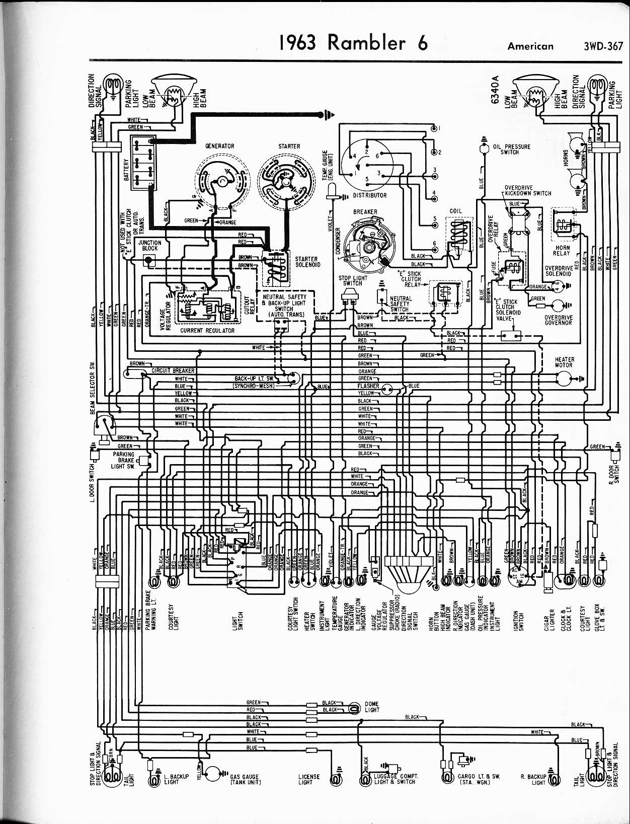 Rambler wiring diagrams - The Old Car Manual Project